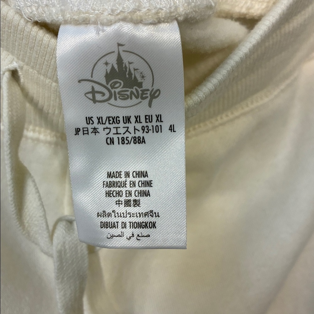 NWOT Disney Cream Holiday Jogger - Picture 6 of 7